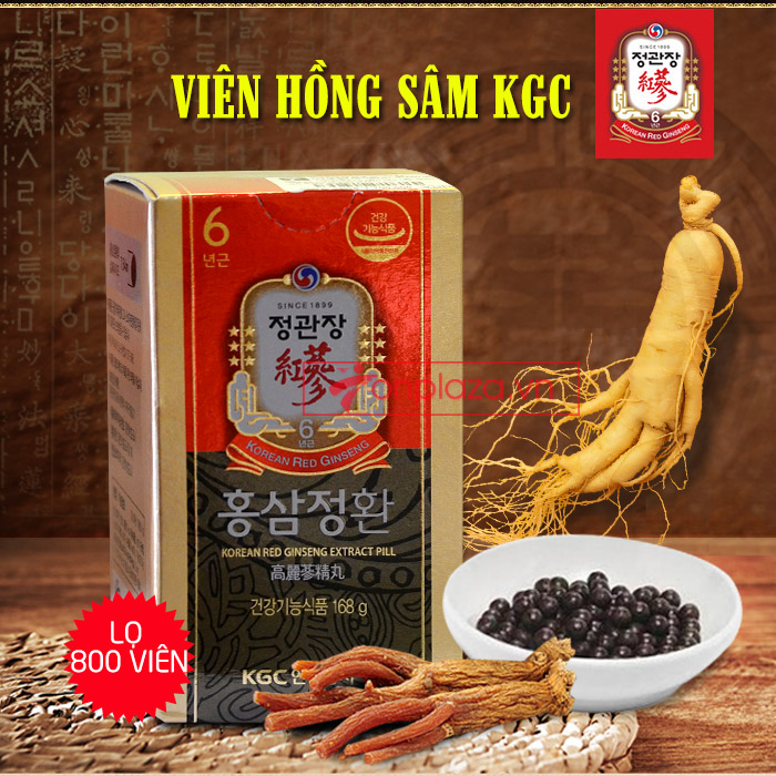 Viên Hồng Sâm Cao Cấp Chính Phủ KGC (Cheong Kwan Jang) Lọ 800v