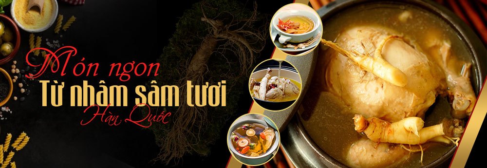 cách chế biến món ăn từ những củ nhân sâm tươi