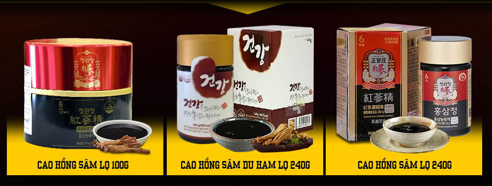 Cao hồng sâm Hàn Quốc 6 năm tuổi