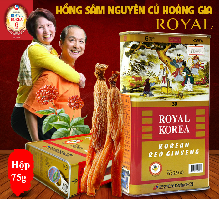 Hồng sâm 6 năm tuổi của Royal