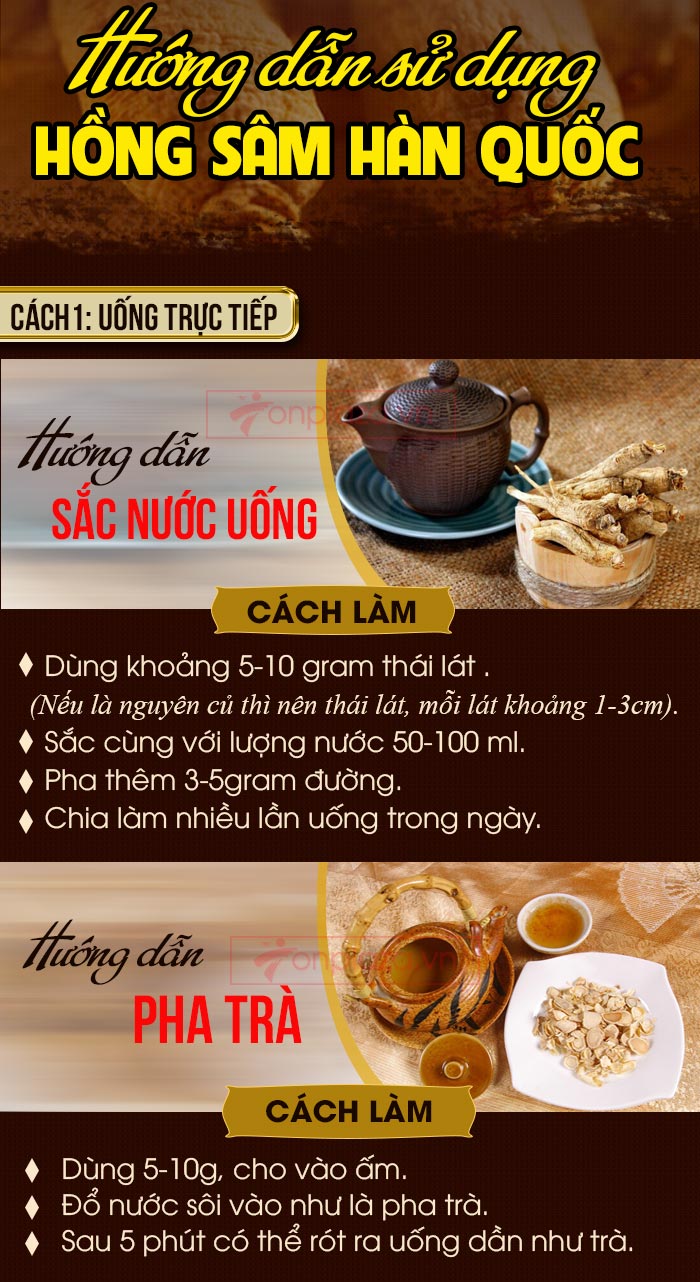 Hướng dẫn cách sử dụng hồng sâm tốt nhất 