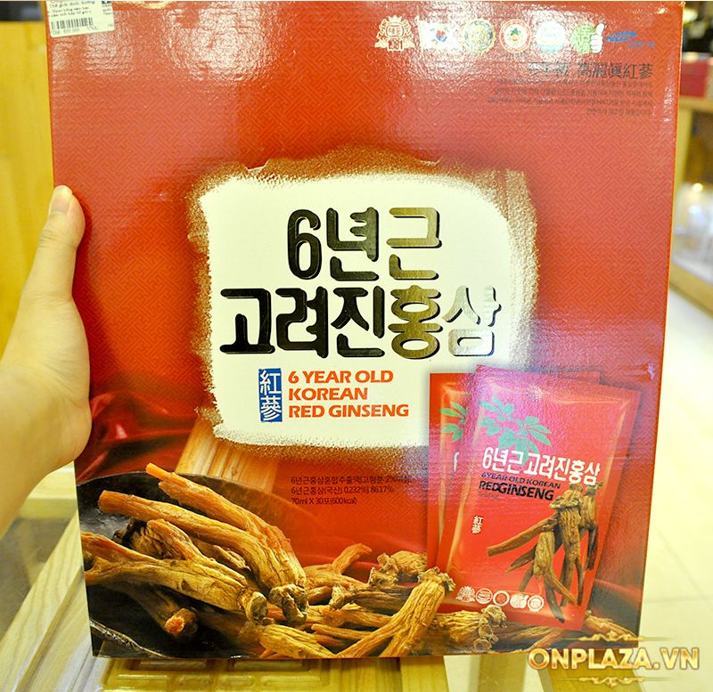 Nước hồng sâm Hàn Quốc 6 năm tuổi cao cấp hộp 30 gói NS698 8