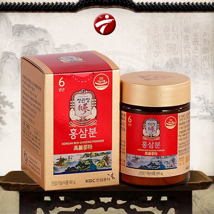 Bột hồng sâm 6 năm tuổi Chính phủ KGC (Cheong Kwan Jang ) cao cấp lọ 90g