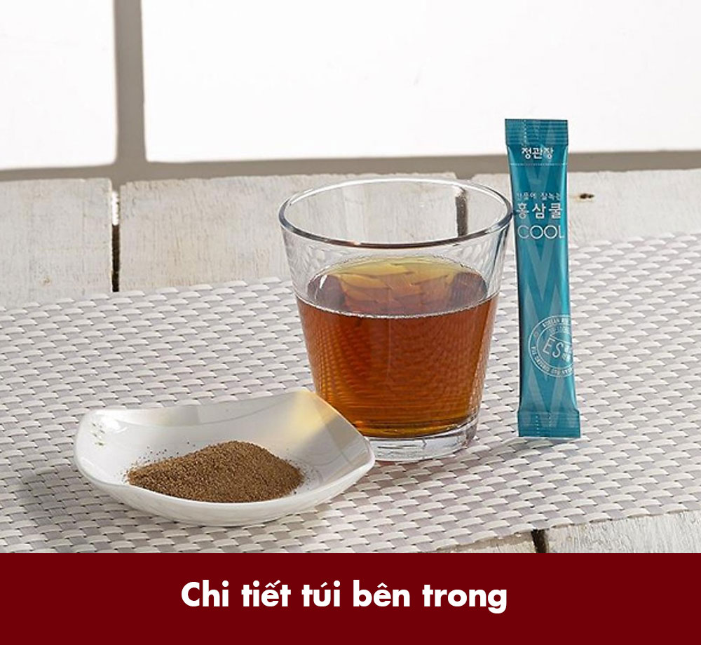 Trà hồng sâm cao cấp Chính Phủ KGC Tea Cool(Cheong Kwan Jang ) hộp 100 gói