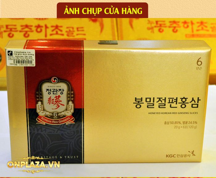 Hồng sâm Chính phủ cao cấp tẩm mật ong (Cheong Kwan Jang) hộp 120g NS659 6