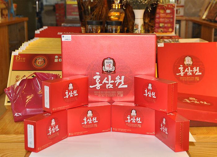 Nước uống hồng sâm độc quyền Chính phủ KGC Cheong Kwan Jang hộp đỏ 30 gói NS712 7