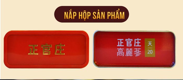 Thiên sâm củ khô cao cấp chính phủ KGC ( Cheong Kwan Jang ) hộp thiếc 150g số 20 NS673 7