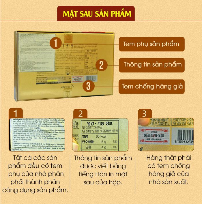 Tinh Chất Hồng Sâm Mật Ong Cao Cấp Chính Phủ KGC (Cheong Kwan Jang ) hộp 30 gói NS660 4