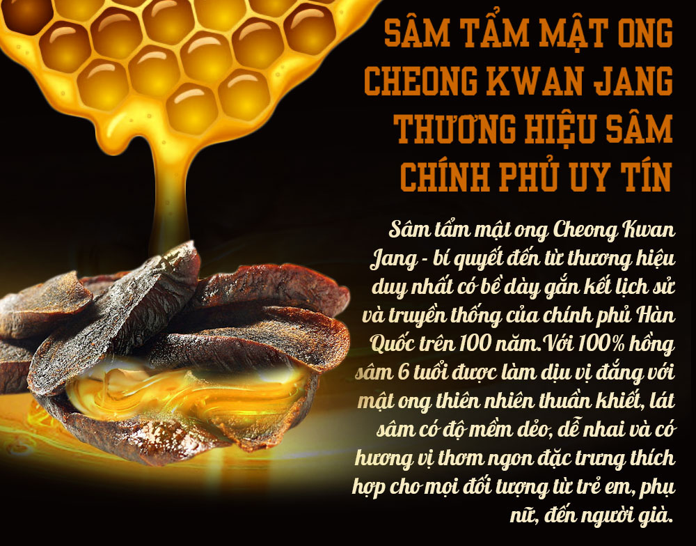 hồng sâm chính phủ tẩm mật ong