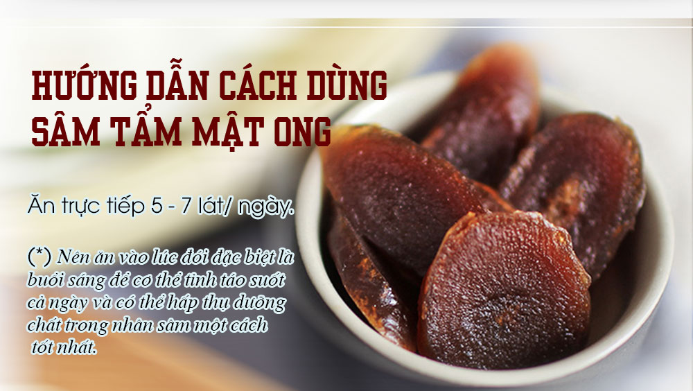 hồng sâm chính phủ tẩm mật ong