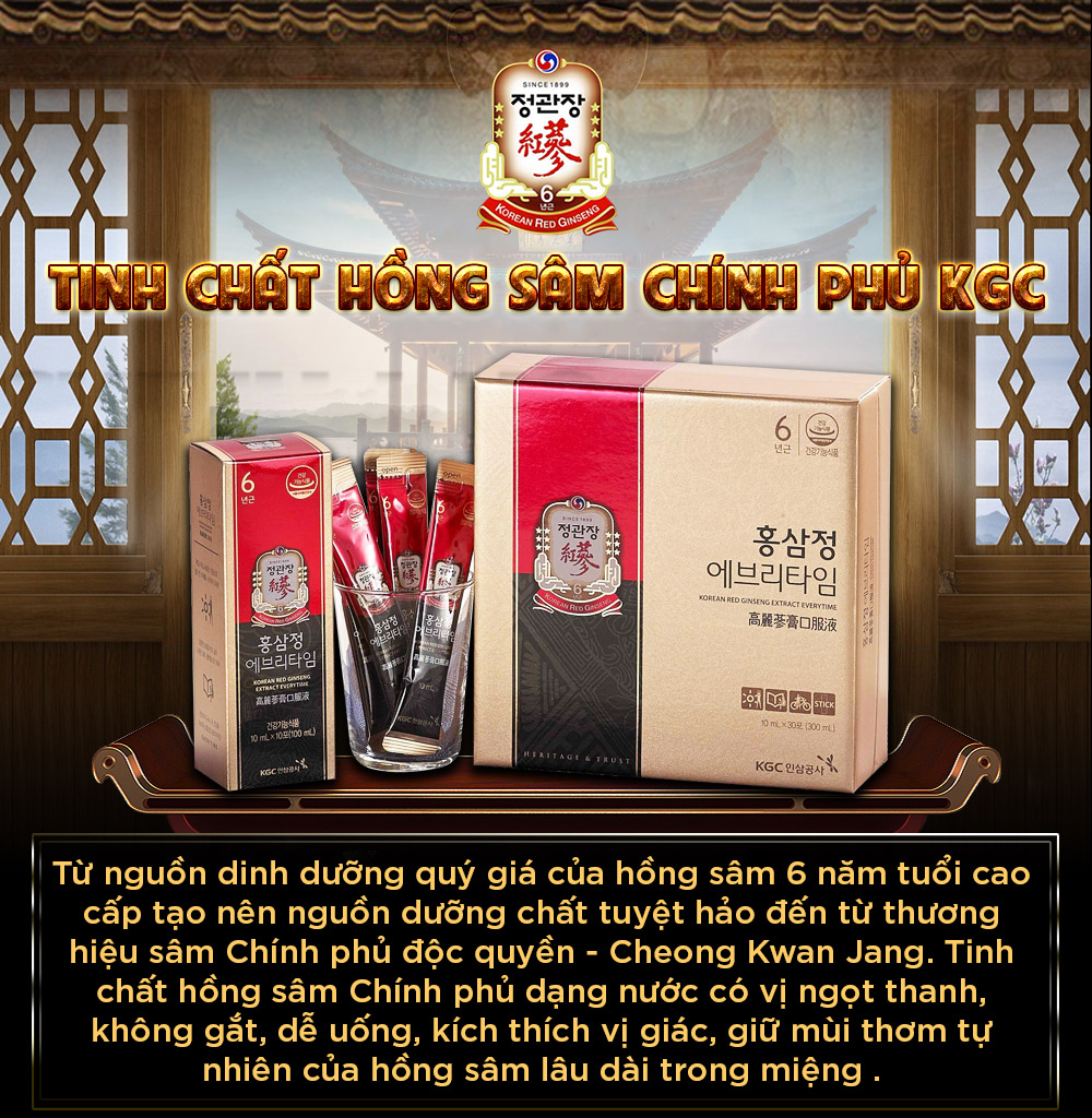 tinh chất hồng sâm chính phủ