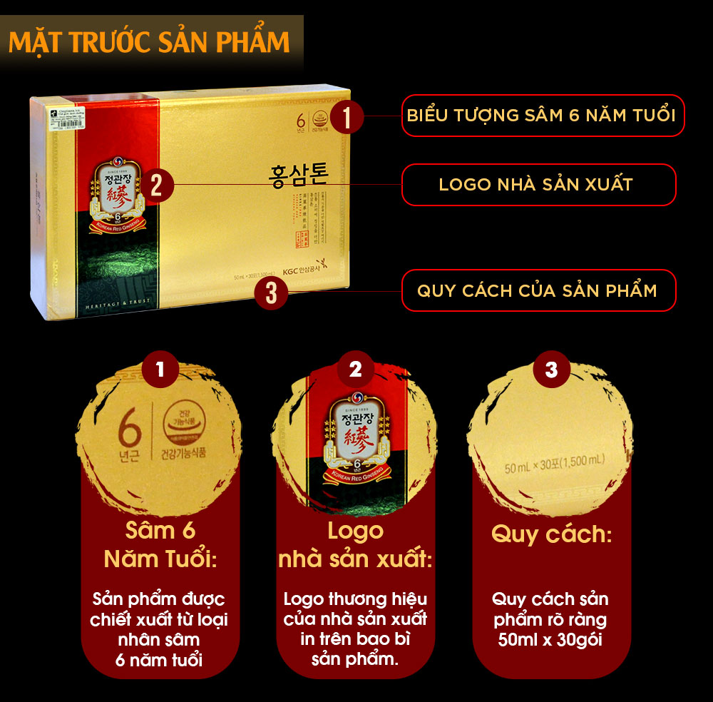 tinh chất hồng sâm chính phủ