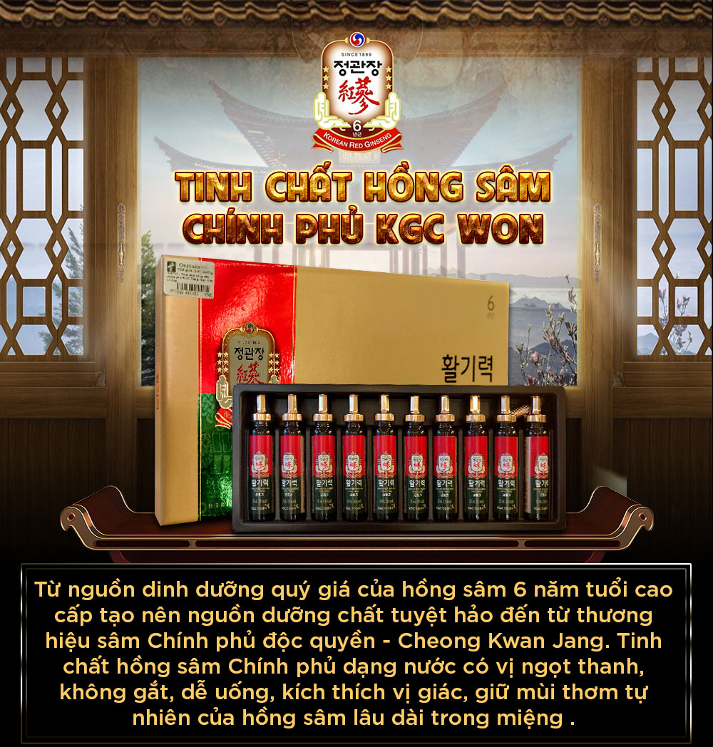 tinh chất hồng sâm chính phủ