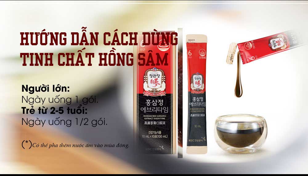 tinh chất hồng sâm chính phủ