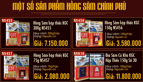 Hồng sâm Chính phủ là gì ? Tìm hiểu ngay nếu bạn chưa biết