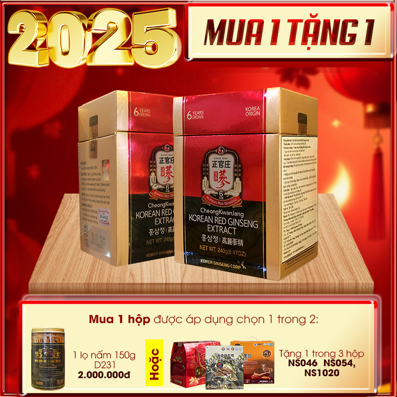 Cao hồng sâm cao cấp chính phủ KGC lọ 240g NS450